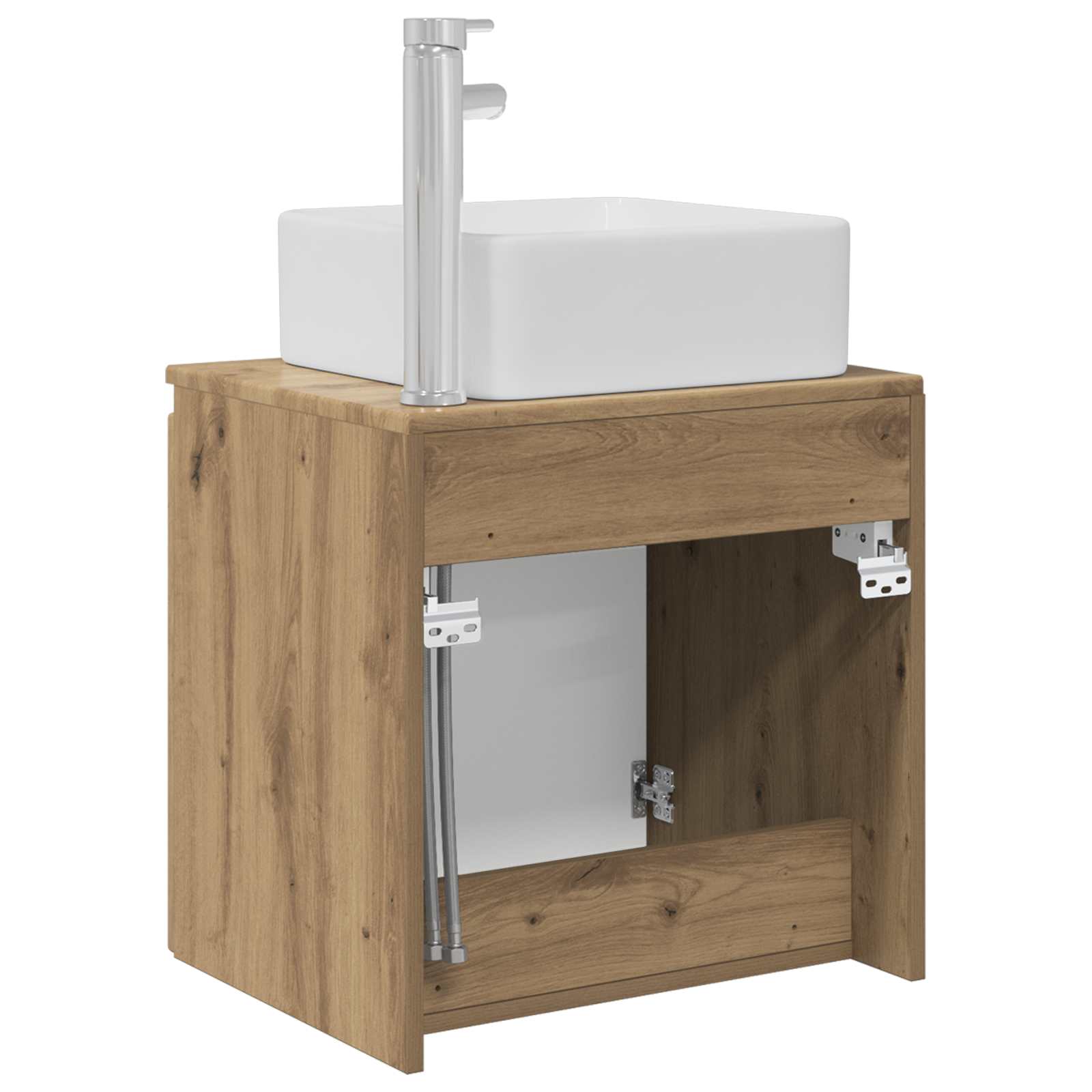 Wandmontierte Waschtisch Artisan-Eiche 49,5 x 41 x 63 cm