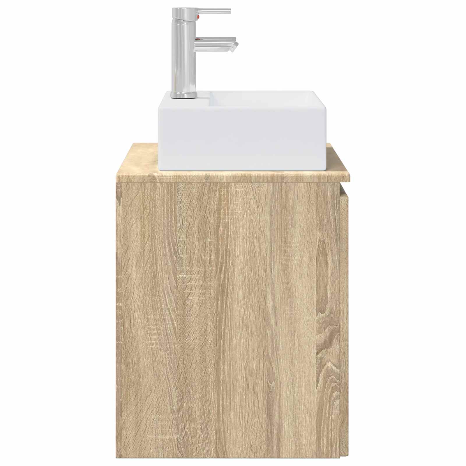Wandmontierte Waschtisch Sonoma-Eiche 49,5 x 41 x 62,5 cm