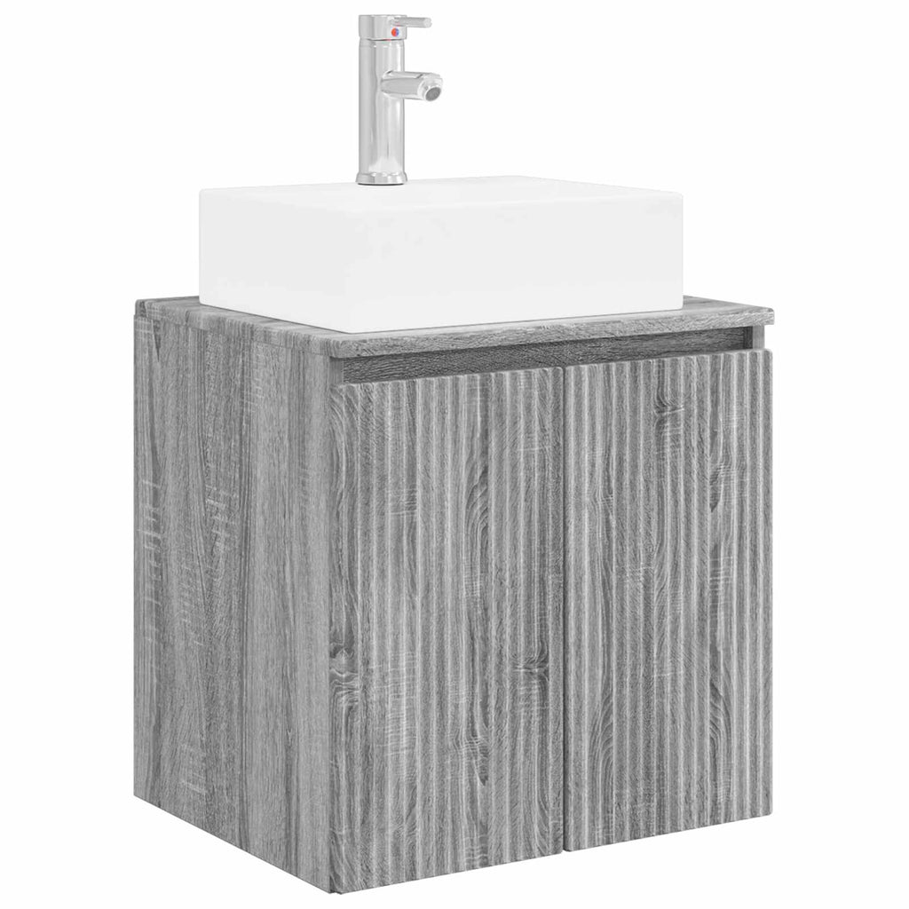 Wandmontierte Waschtisch Grau Sonoma 49,5 x 41 x 62,5 cm