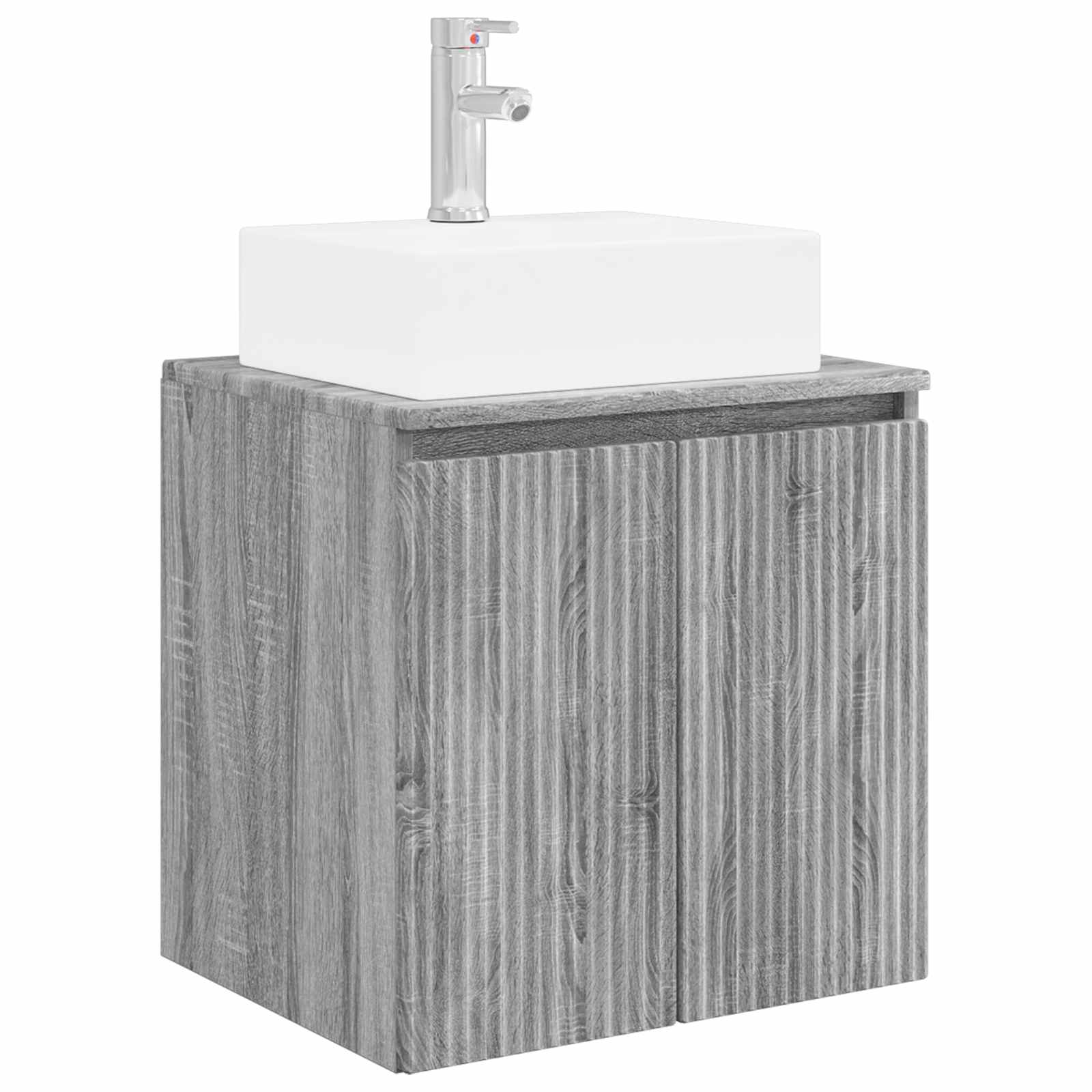 Wandmontierte Waschtisch Grau Sonoma 49,5 x 41 x 62,5 cm