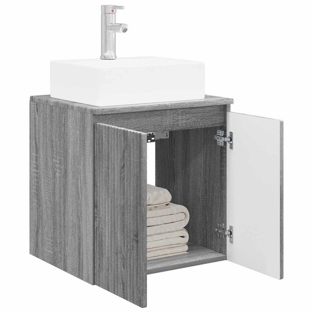 Wandmontierte Waschtisch Grau Sonoma 49,5 x 41 x 62,5 cm