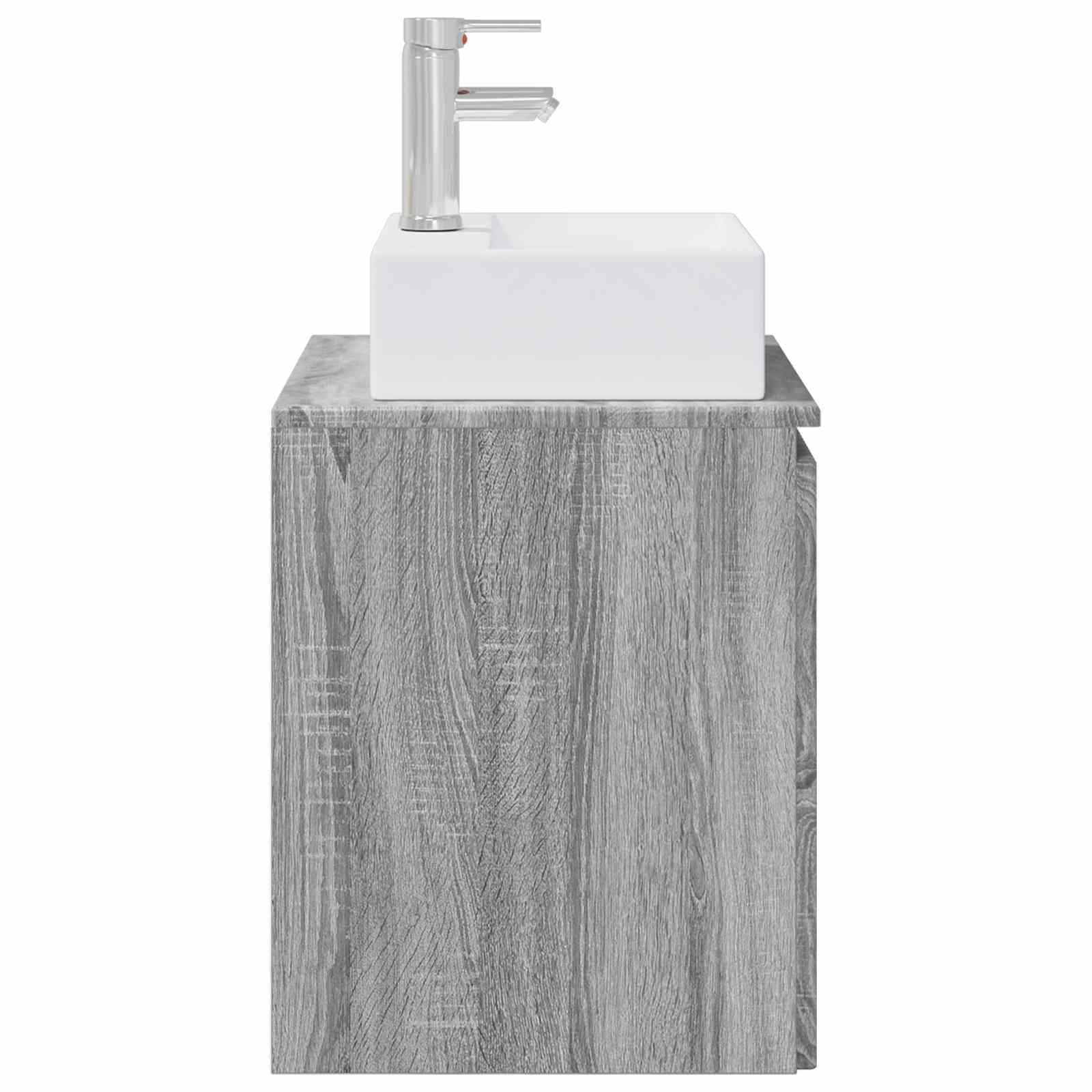 Wandmontierte Waschtisch Grau Sonoma 49,5 x 41 x 62,5 cm