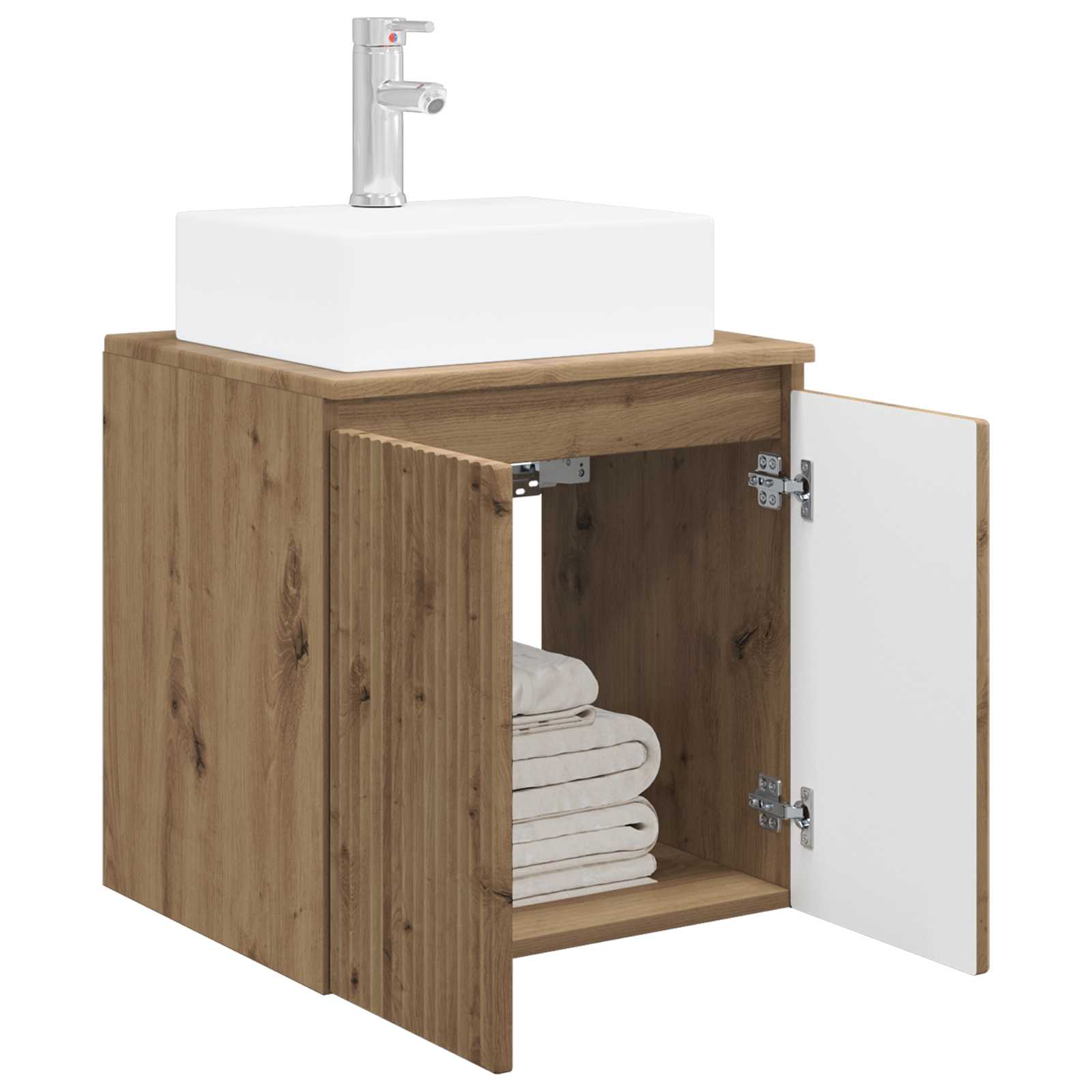 Wandmontierte Waschtisch Artisan-Eiche 49,5 x 41 x 62,5 cm