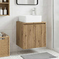 Wandmontierte Waschtisch Artisan-Eiche 53 x 35 x 63 cm