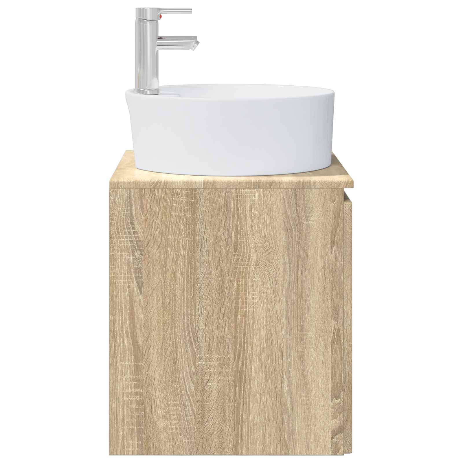 Wandmontierte Waschtisch Sonoma-Eiche 49,5 x 44,5 x 65 cm