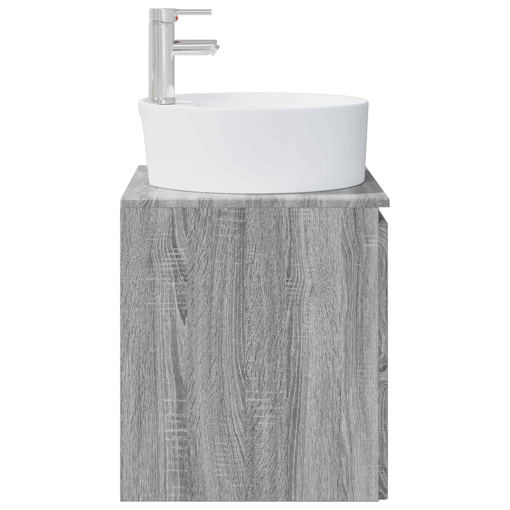 Wandmontierte Waschtisch Grau Sonoma 49,5 x 44,5 x 65 cm