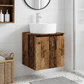 Wandmontierte Waschtisch Altholz 49,5 x 44,5 x 65 cm