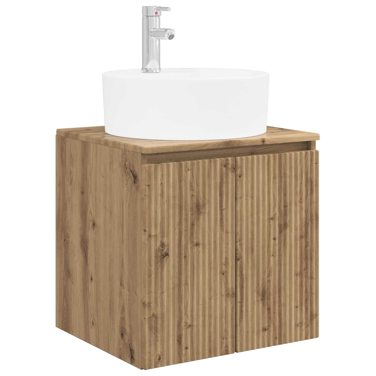 Wandmontierte Waschtisch Artisan-Eiche 49,5 x 44,5 x 65 cm