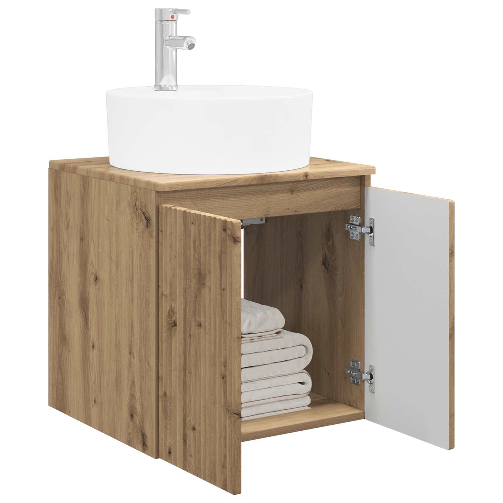 Wandmontierte Waschtisch Artisan-Eiche 49,5 x 44,5 x 65 cm