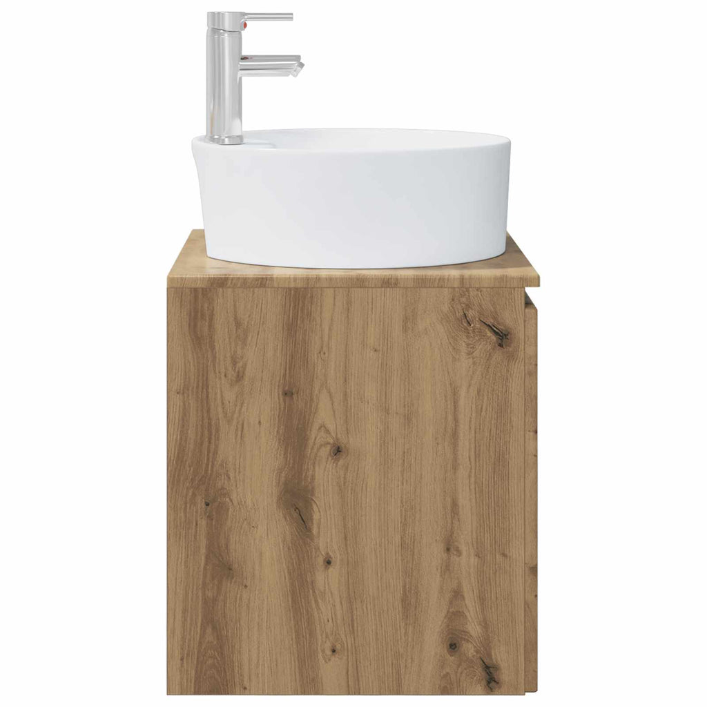Wandmontierte Waschtisch Artisan-Eiche 49,5 x 44,5 x 65 cm
