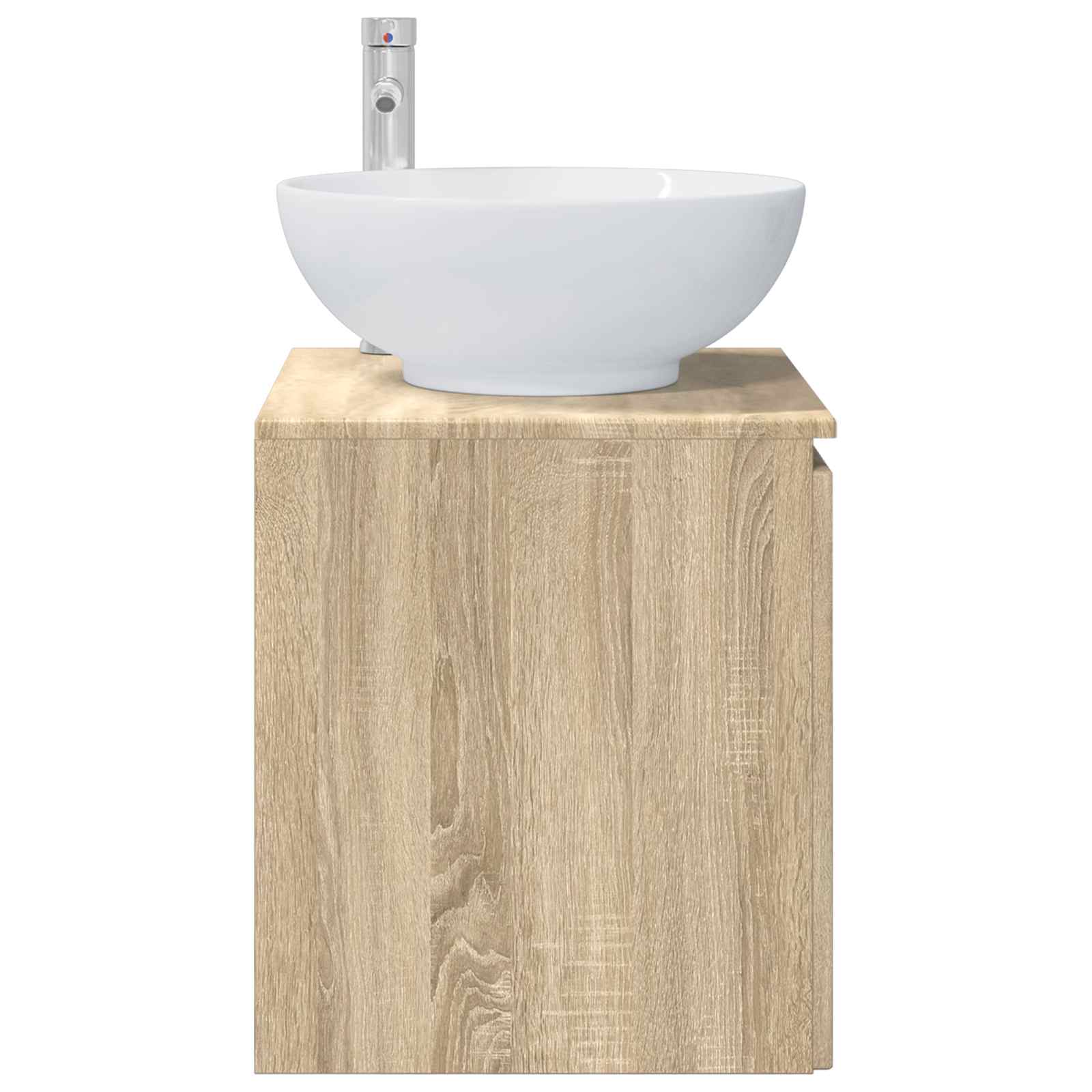 Wandmontierte Waschtisch Sonoma-Eiche 49,5 x 44,5 x 65 cm