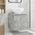 Wandmontierte Waschtisch Betongrau 49,5 x 44,5 x 65 cm