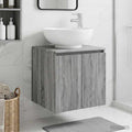 Wandmontierte Waschtisch Grau Sonoma 49,5 x 44,5 x 65 cm