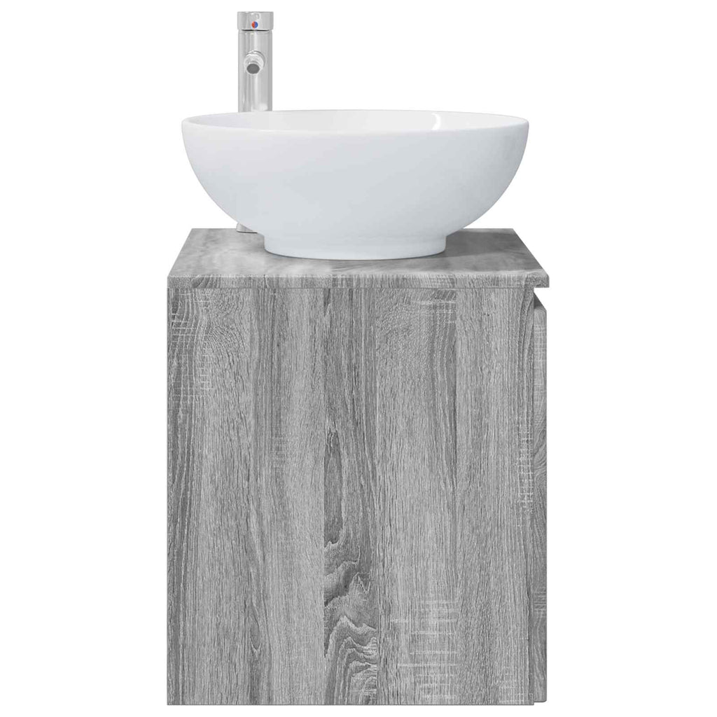 Wandmontierte Waschtisch Grau Sonoma 49,5 x 44,5 x 65 cm
