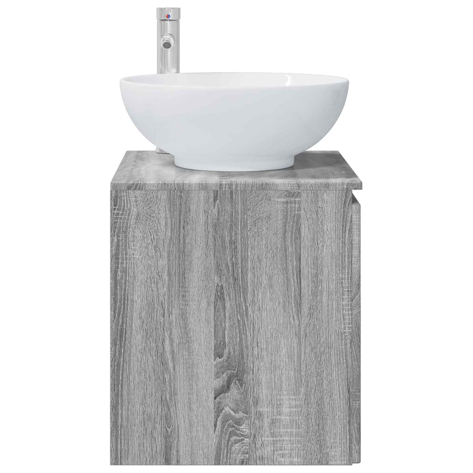 Wandmontierte Waschtisch Grau Sonoma 49,5 x 44,5 x 65 cm