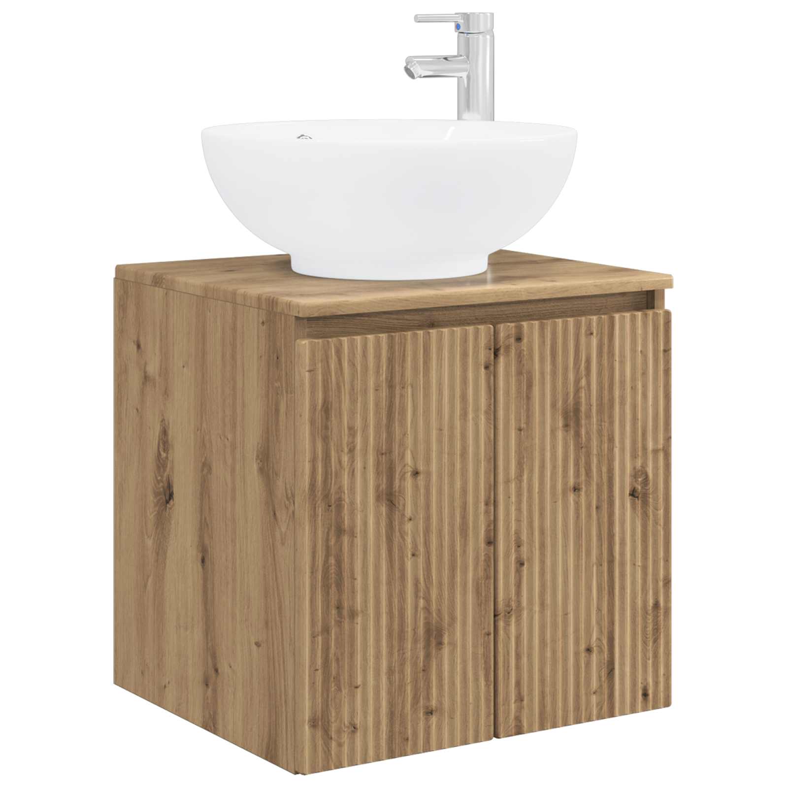 Wandmontierte Waschtisch Artisan-Eiche 49,5 x 44,5 x 65 cm