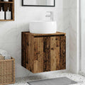 Wandmontierte Waschtisch Altholz 49,5 x 44,5 x 66 cm