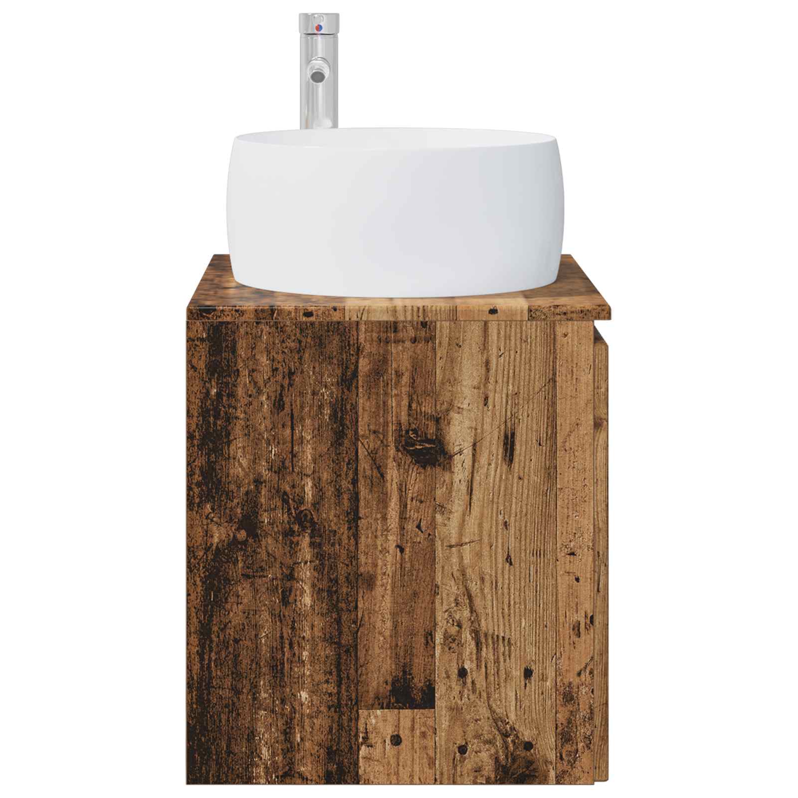 Wandmontierte Waschtisch Altholz 49,5 x 44,5 x 66 cm