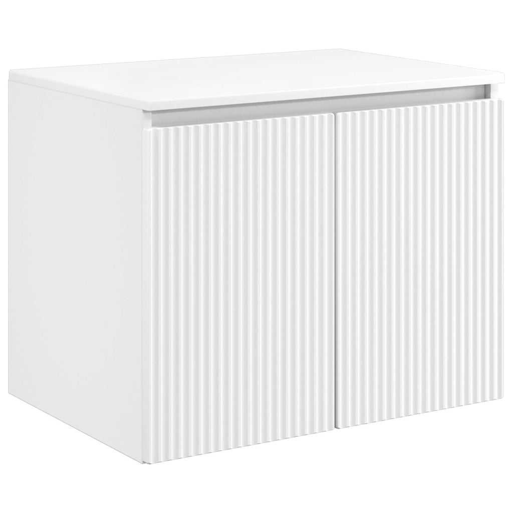 Wandmontierter Badezimmerschrank Weiß 62,5 x 44,5 x 50 cm