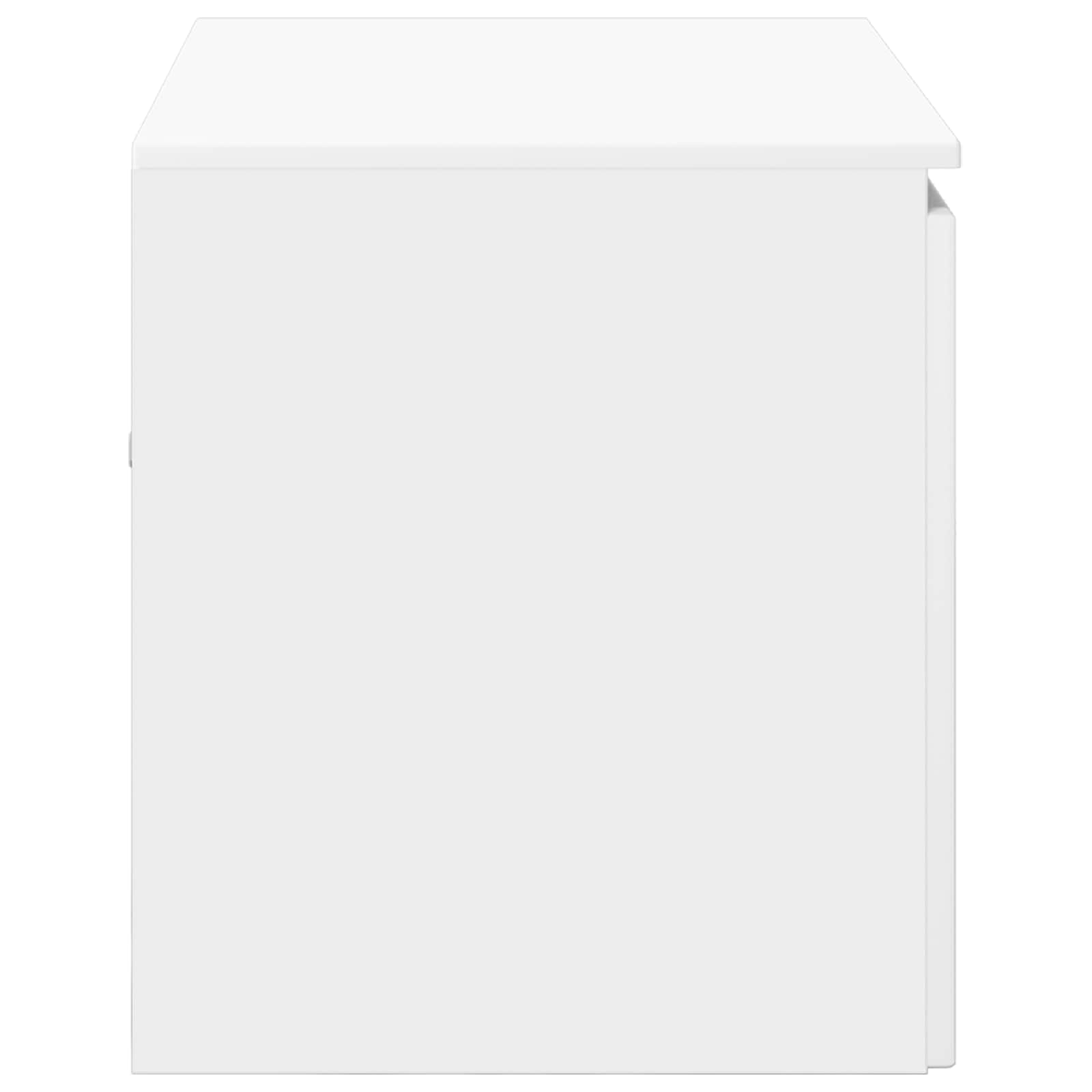 Wandmontierter Badezimmerschrank Weiß 62,5 x 44,5 x 50 cm