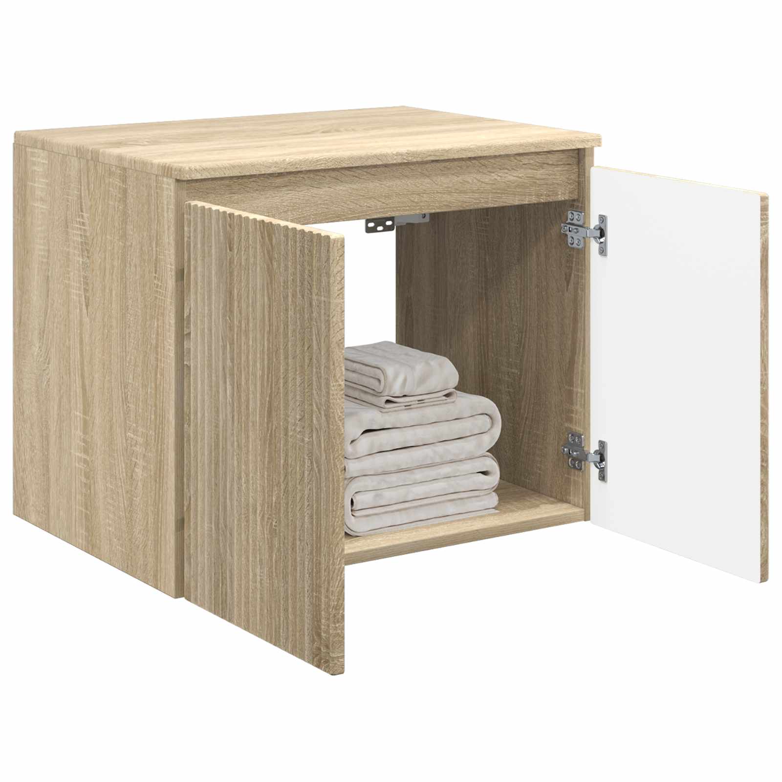 Wandmontierter Badezimmerschrank Sonoma-Eiche