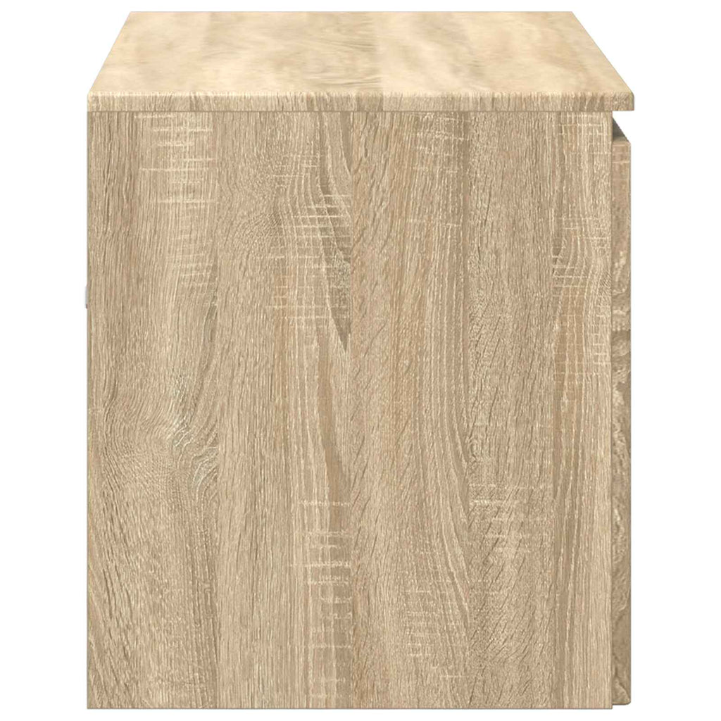 Wandmontierter Badezimmerschrank Sonoma-Eiche