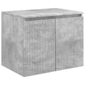 Wandmontierter Badezimmerschrank Betongrau 62,5 x 44,5 x 50 cm