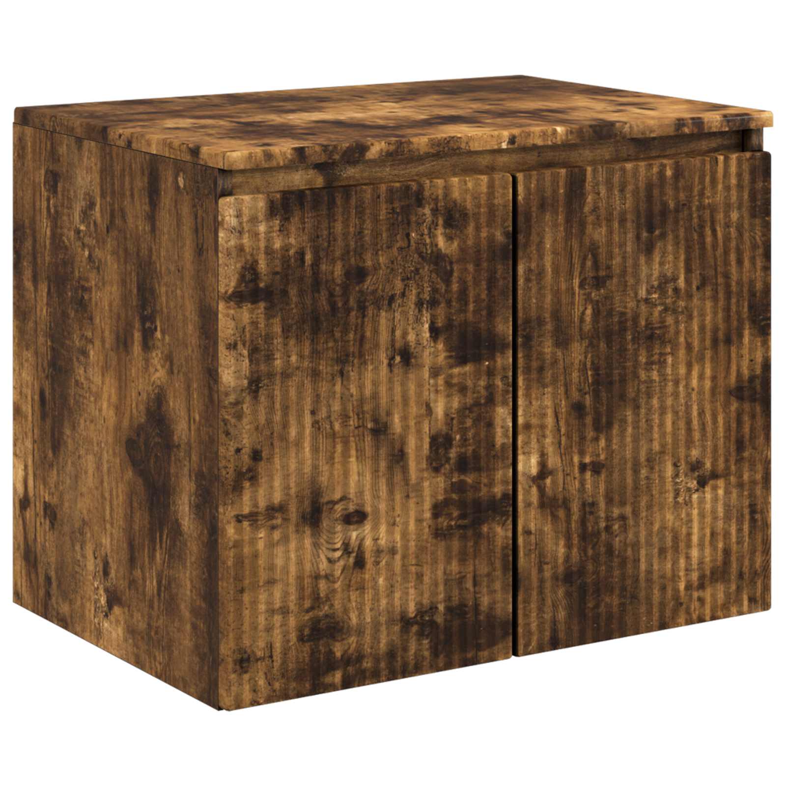 Wandmontierter Badezimmerschrank Geräucherte Eiche
