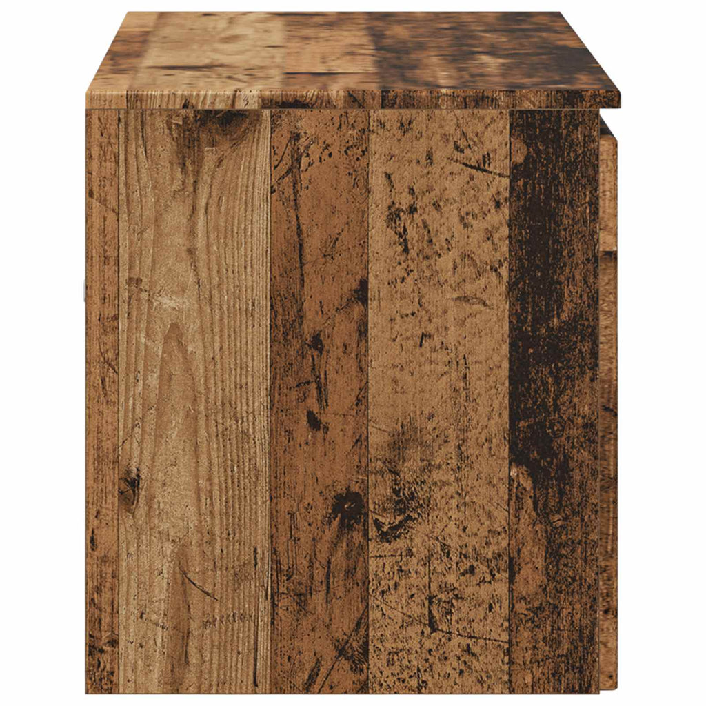 Wandmontierter Badezimmerschrank Altholz 62,5 x 44,5 x 50 cm