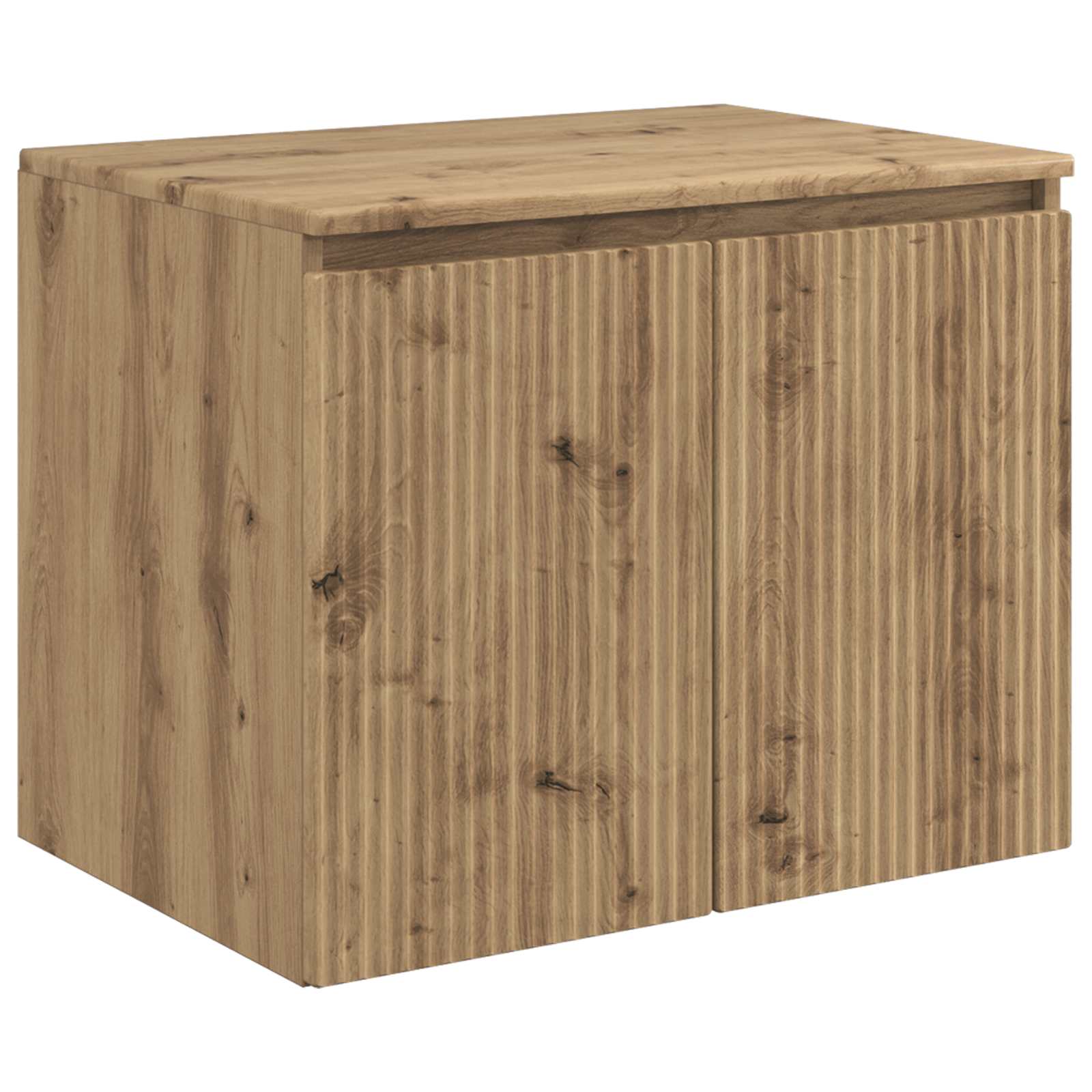 Wandmontierter Badezimmerschrank Artisan-Eiche