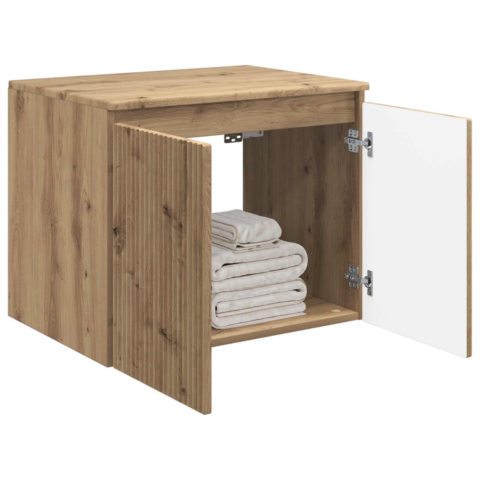 Wandmontierter Badezimmerschrank Artisan-Eiche
