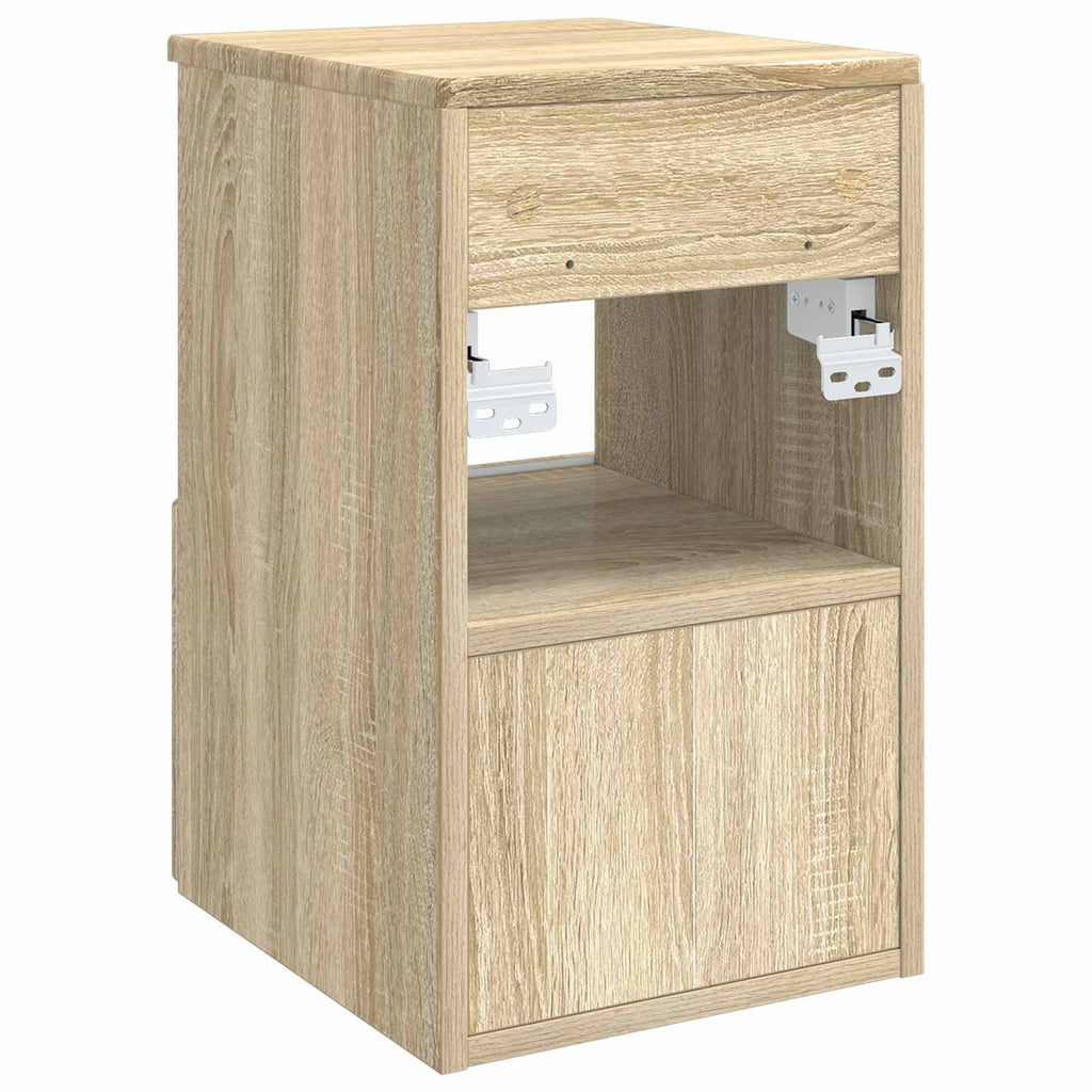 Badezimmerschrank Sonoma-Eiche 30 x 35 x 50 cm Holzwerkstoff