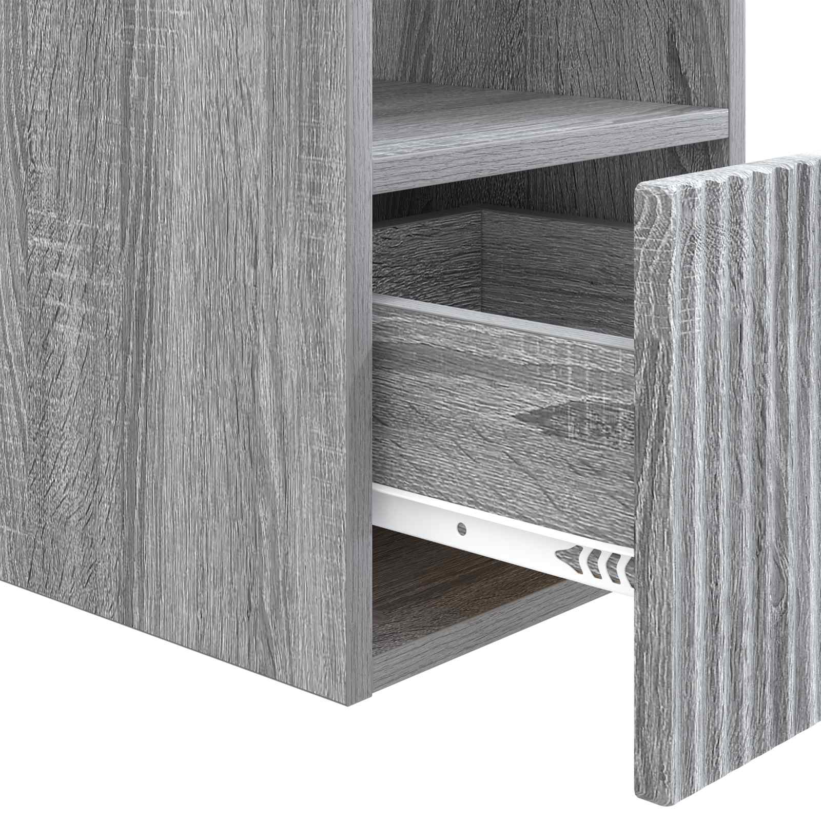 Badezimmerschrank Grau Sonoma 30 x 41 x 50 cm Holzwerkstoff