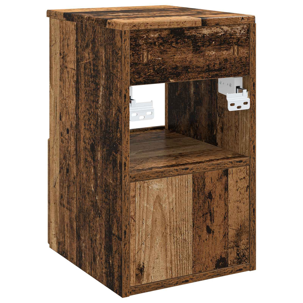 Badezimmerschrank Altholz 30 x 41 x 50 cm Holzwerkstoff