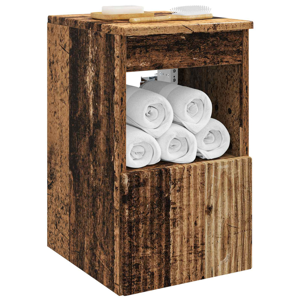 Badezimmerschrank Altholz 30 x 41 x 50 cm Holzwerkstoff