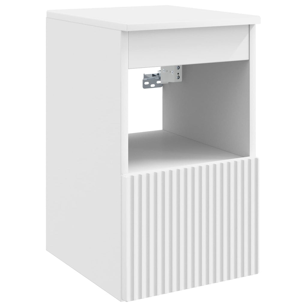 Badezimmerschrank Weiß 30 x 44,5 x 50 cm Holzwerkstoff
