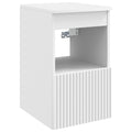 Badezimmerschrank Weiß 30 x 44,5 x 50 cm Holzwerkstoff