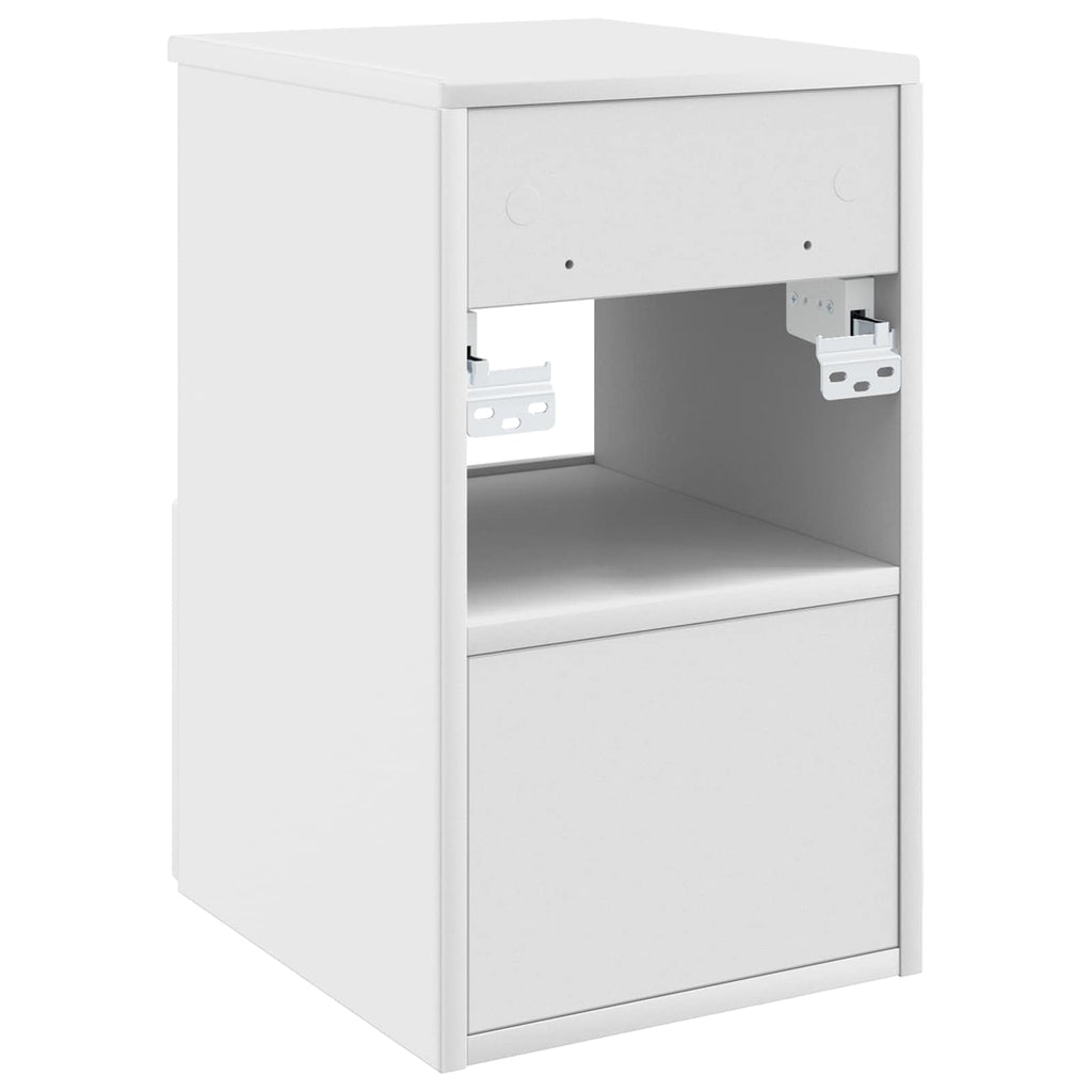 Badezimmerschrank Weiß 30 x 44,5 x 50 cm Holzwerkstoff