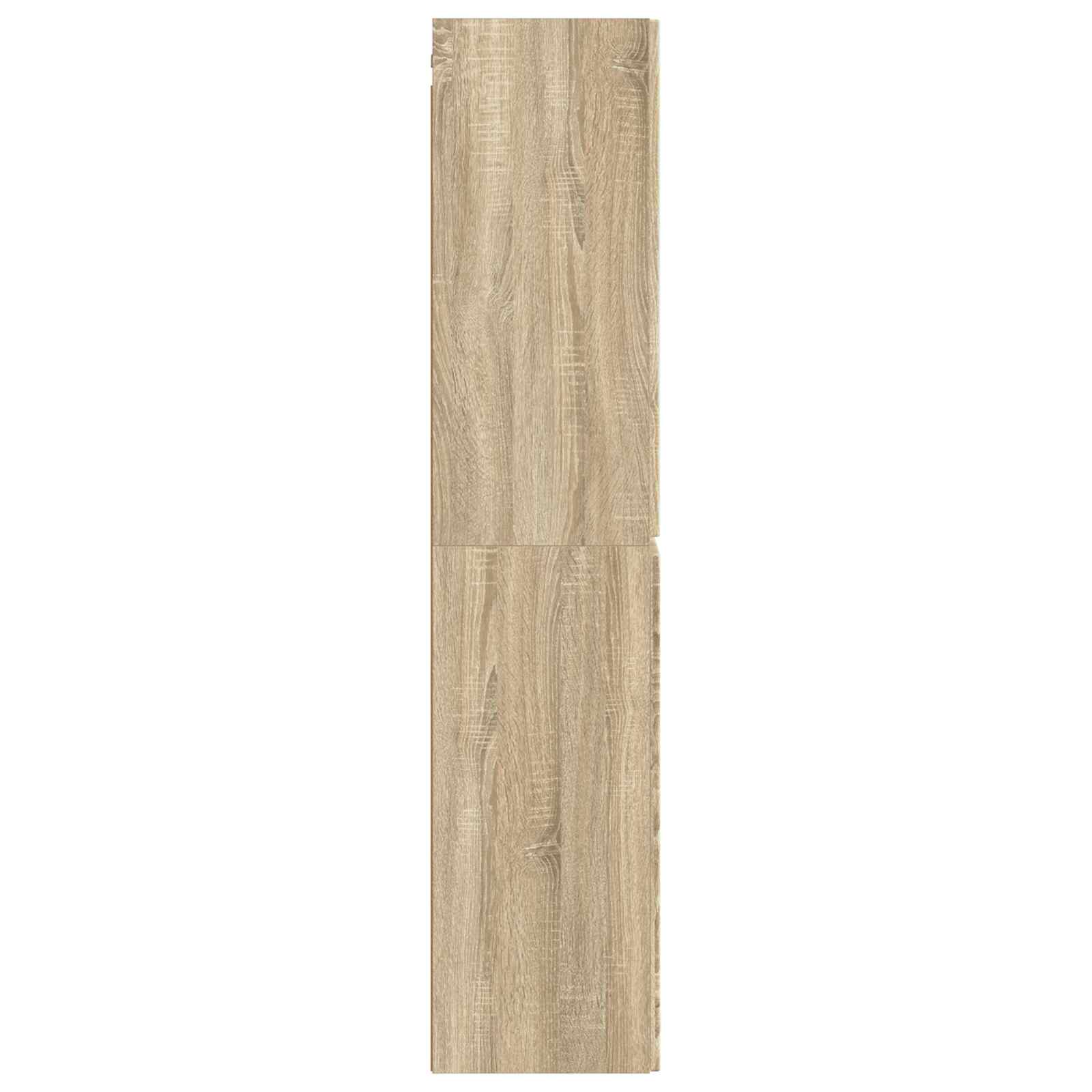 Wandmontierter Badezimmerschrank Sonoma-Eiche