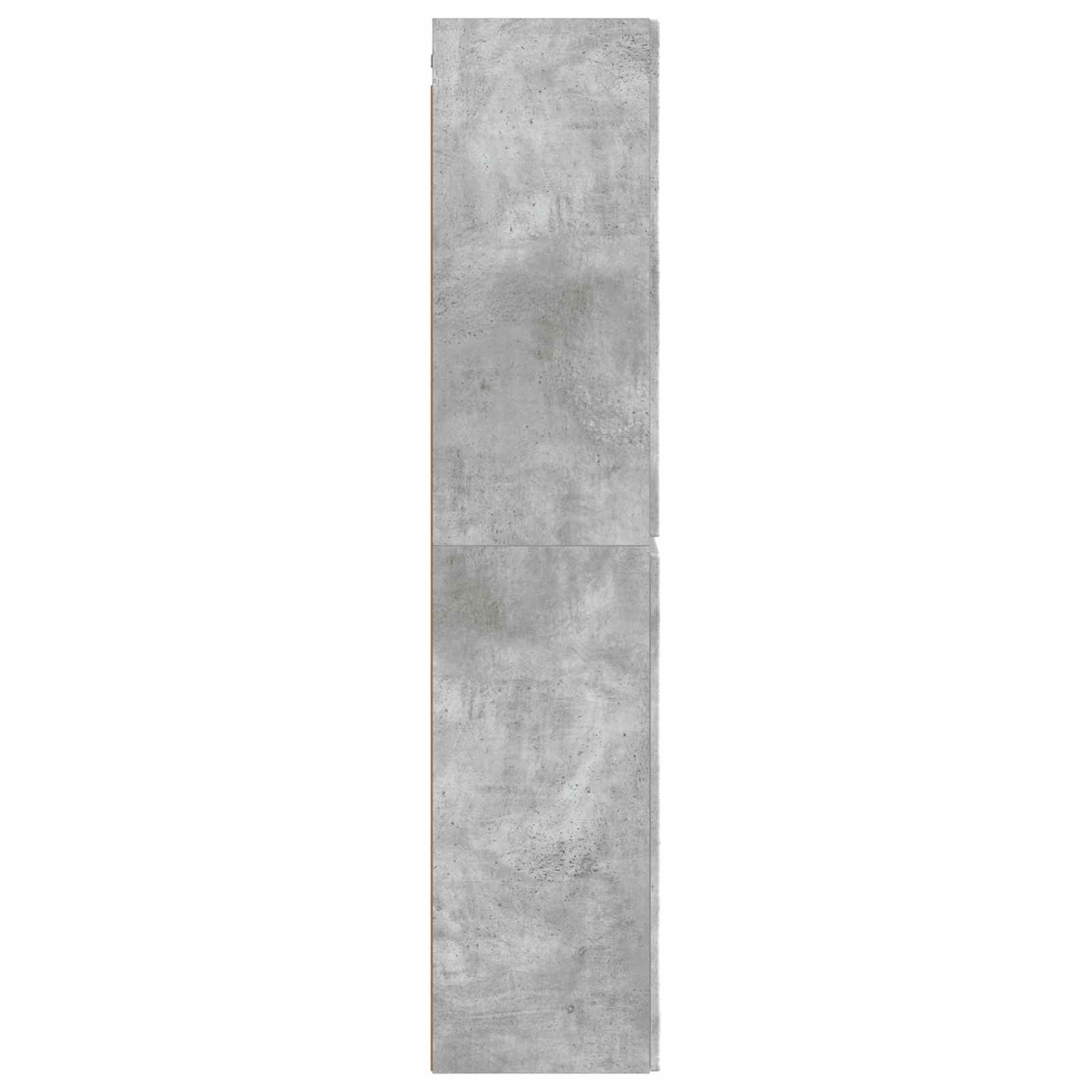 Wandmontierter Badezimmerschrank Betongrau 33 x 34,5 x 160 cm