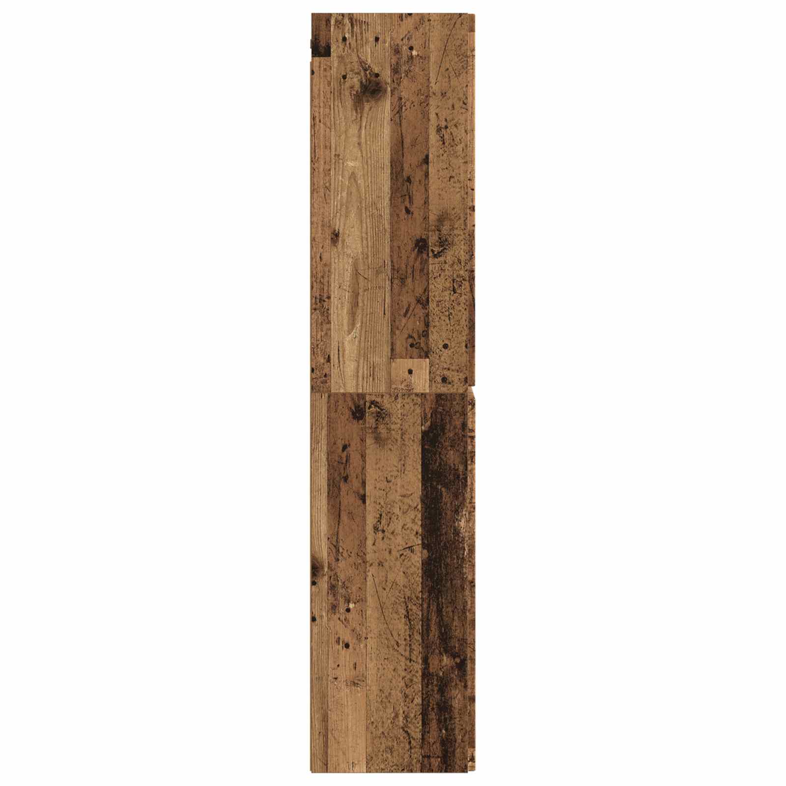 Wandmontierter Badezimmerschrank Altholz 33 x 34,5 x 160 cm