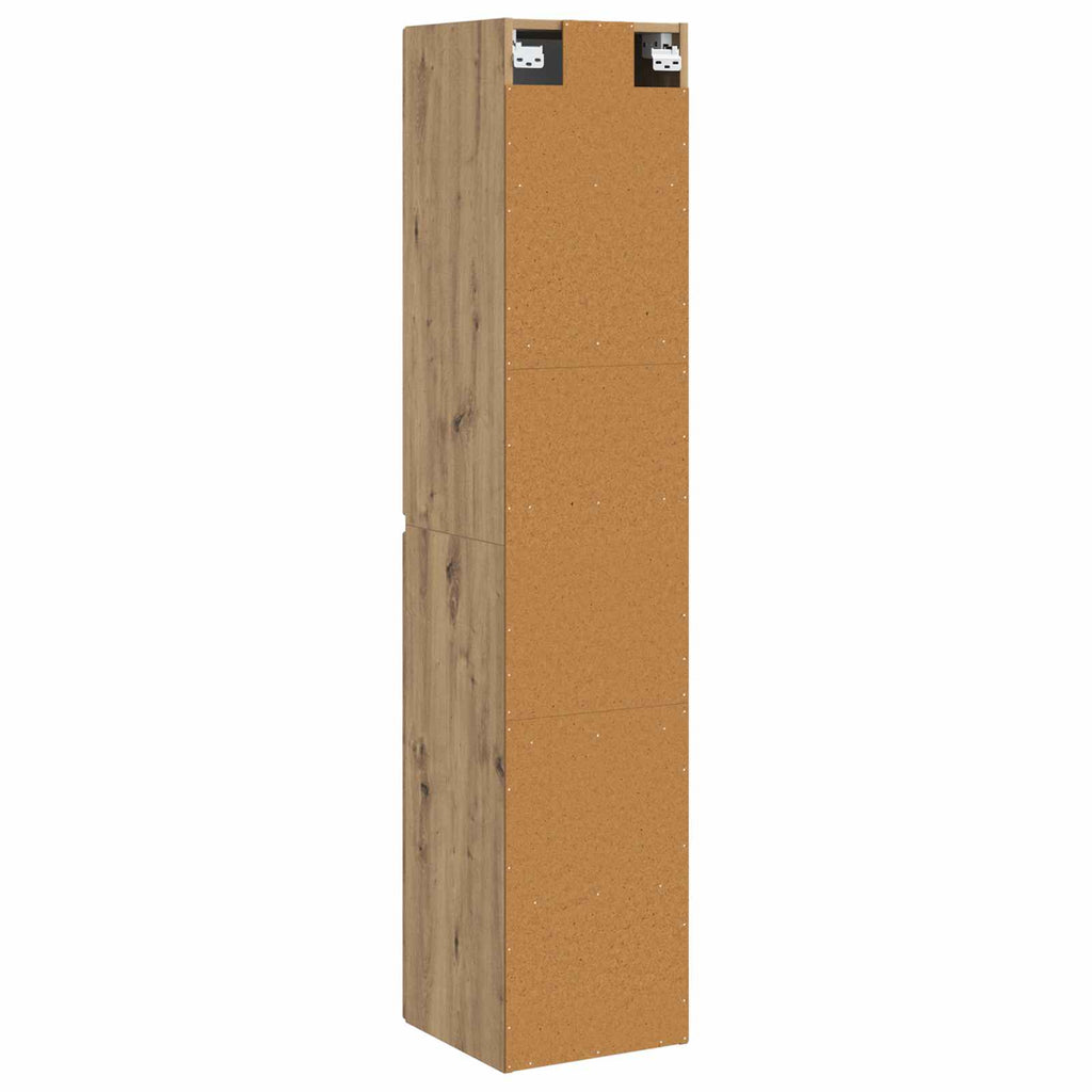 Wandmontierter Badezimmerschrank Artisan-Eiche