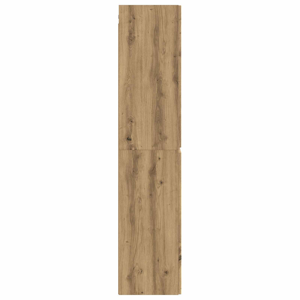 Wandmontierter Badezimmerschrank Artisan-Eiche