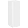 Wandmontierter Badezimmerschrank Weiß 33 x 34,5 x 100 cm