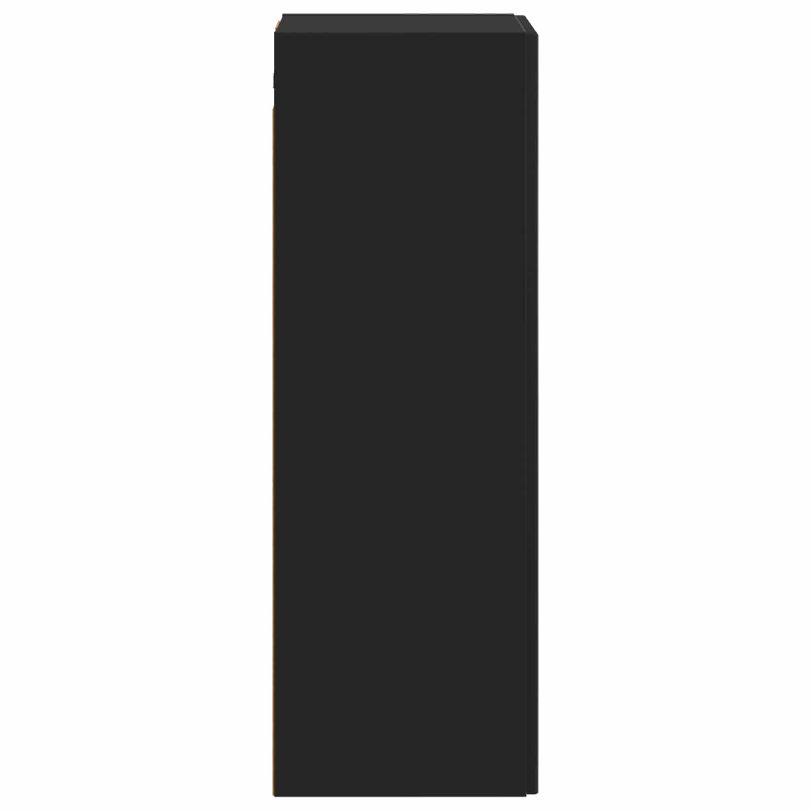 Wandmontierter Badezimmerschrank Schwarz 33 x 34,5 x 60 cm