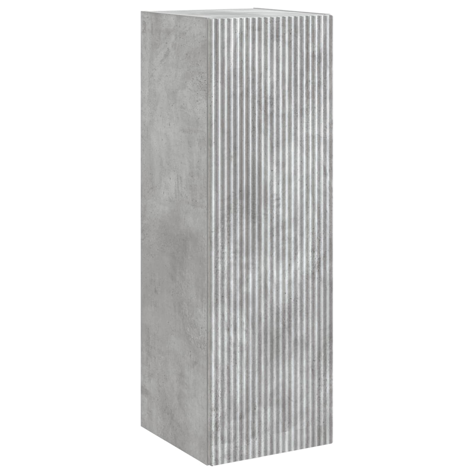 Wandmontierter Badezimmerschrank Betongrau 33 x 34,5 x 60 cm