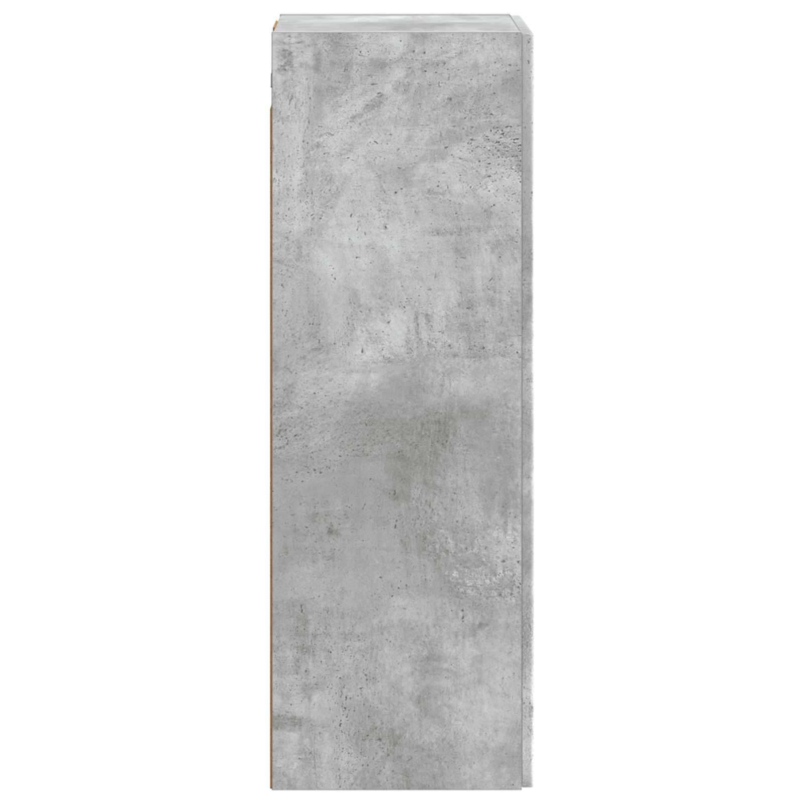 Wandmontierter Badezimmerschrank Betongrau 33 x 34,5 x 60 cm