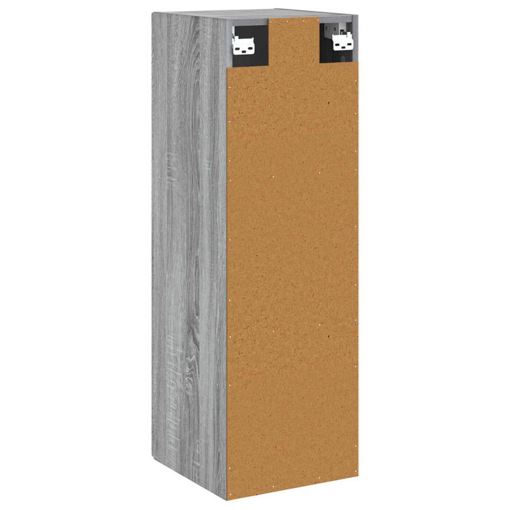 Wandmontierter Badezimmerschrank Grau Sonoma 33 x 34,5 x 60 cm