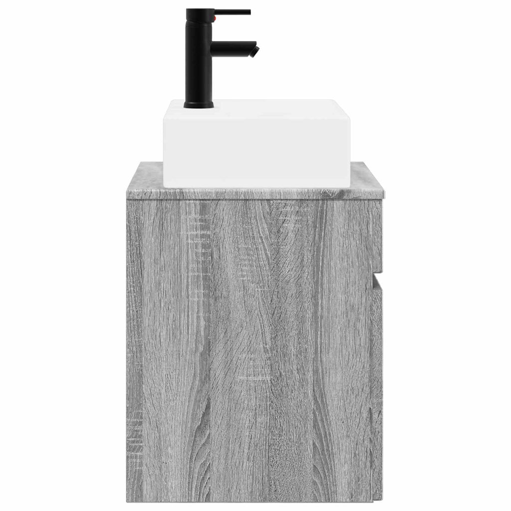 Wandmontierter Waschbecken Vanity Grau Sonoma 39 x 41 x 62,5 cm