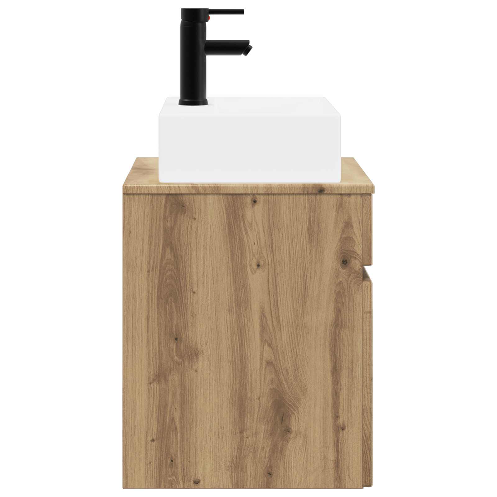 Wandmontierter Waschbecken Vanity Artisan-Eiche